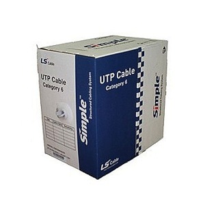 [LS전선] LS전선 CAT.6 UTP 랜케이블 300M [1롤/박스] 옐로우